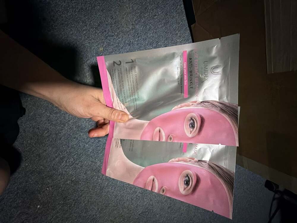 #396 Umidex Rose Extract Gel Mask Anti-Wrinkle 2 Pack